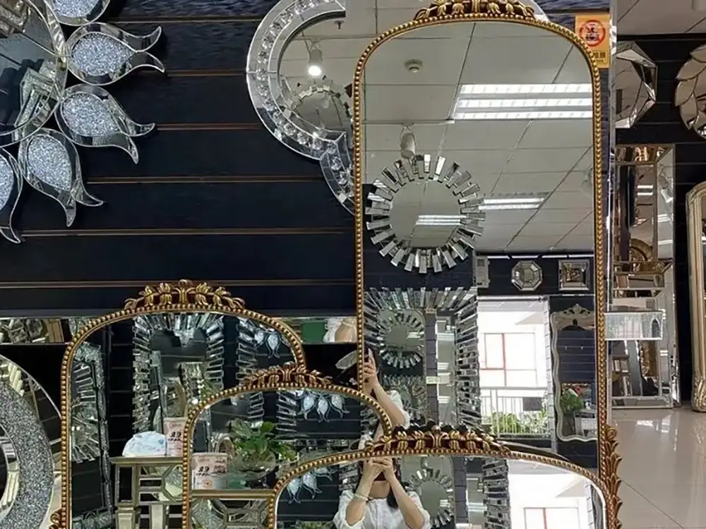 Aged Mirror Glass