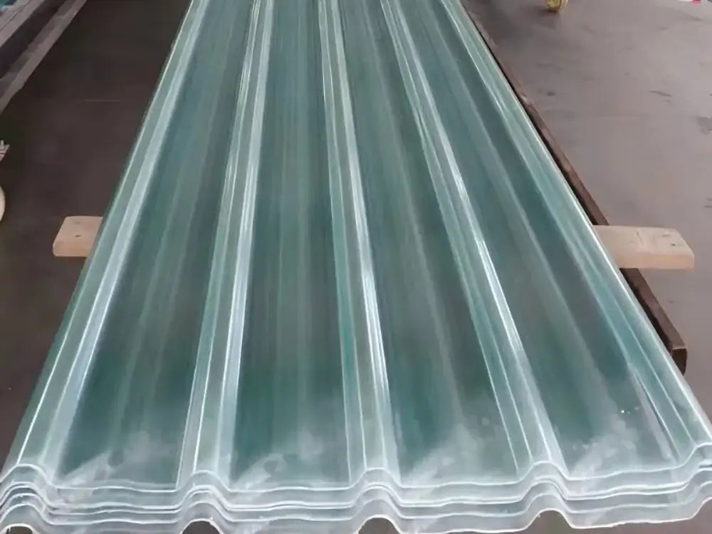 Clear Light Weight Fiberglass Roof Tile
