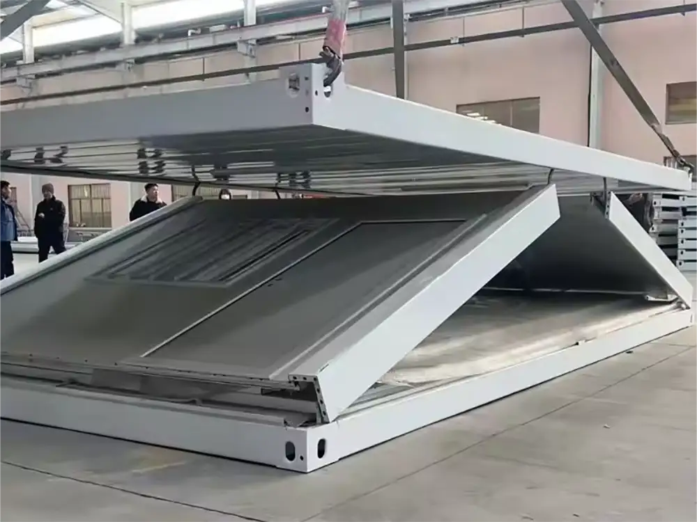 Customizable Folding Container Home Layout