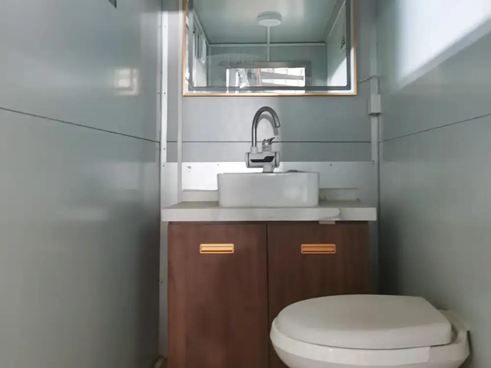 Mobile Restroom Unit Exterior Steel Frame Structure