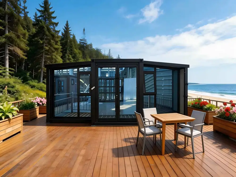 Luxury Capsule Cabin House Interior With Modern Finishes