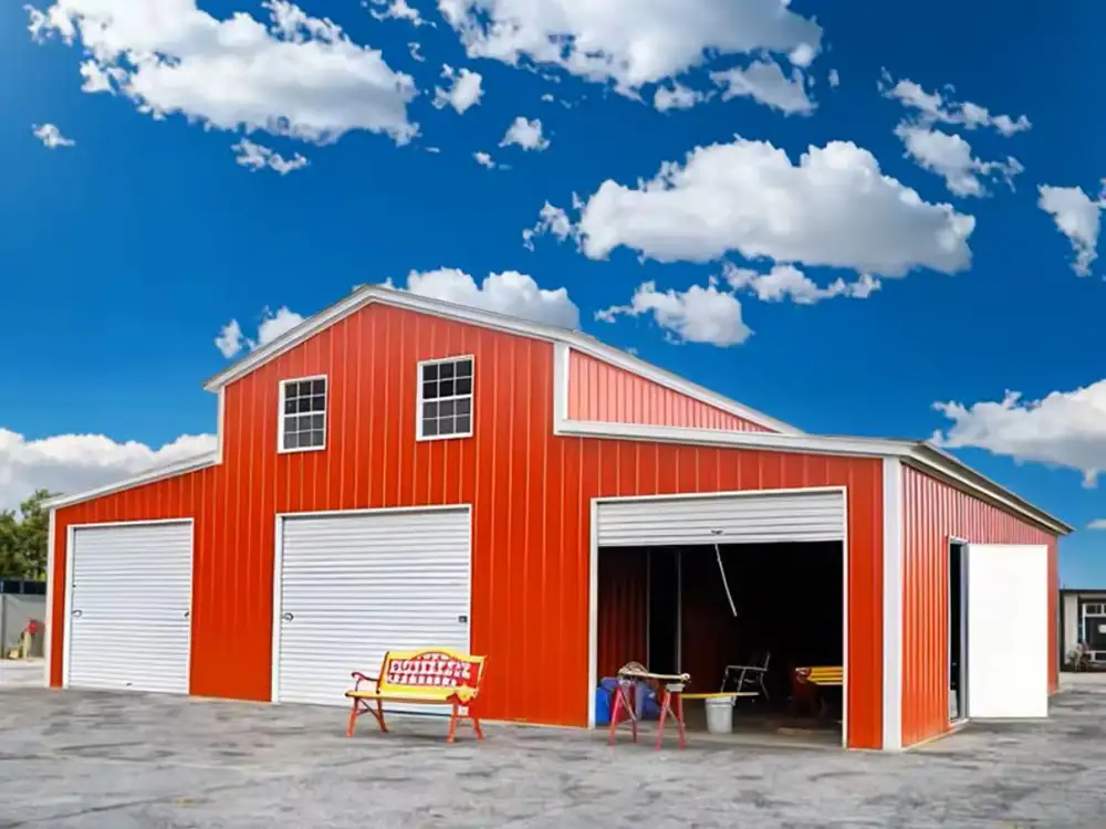 Prefabricated Metal Barn Structure