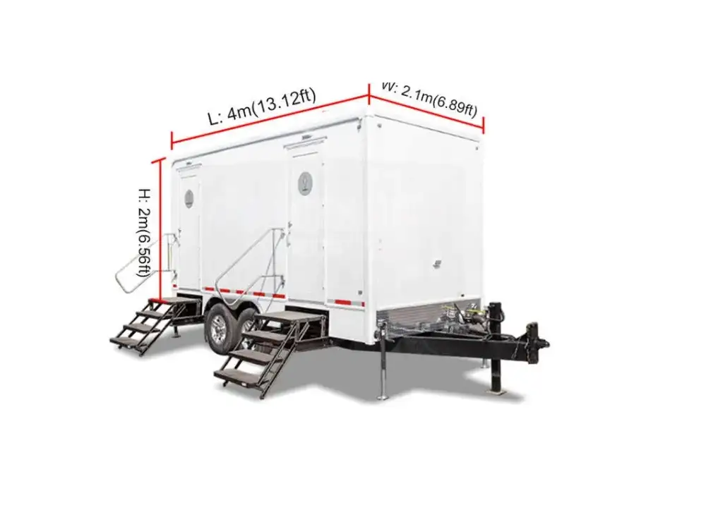 Mobile Toilet Unit for Construction Site