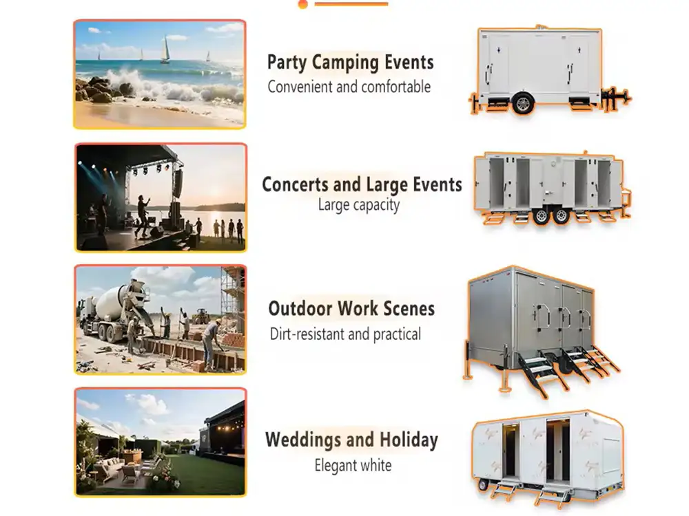 Trailer Mounted Bathroom Unit Off Grid Application