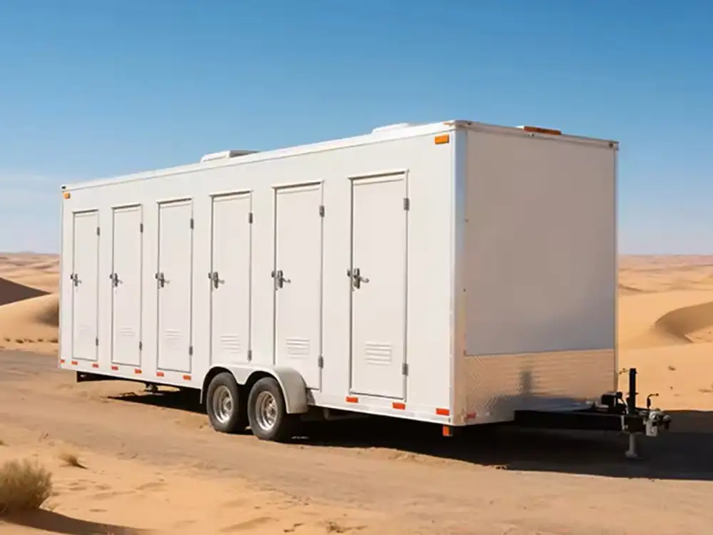 Mobile Toilet Shower Block Set Trailer Portable Toilet