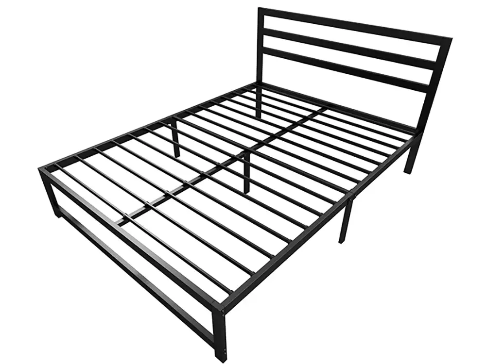 Modern Double Metal Steel Bed Portable Home Furniture