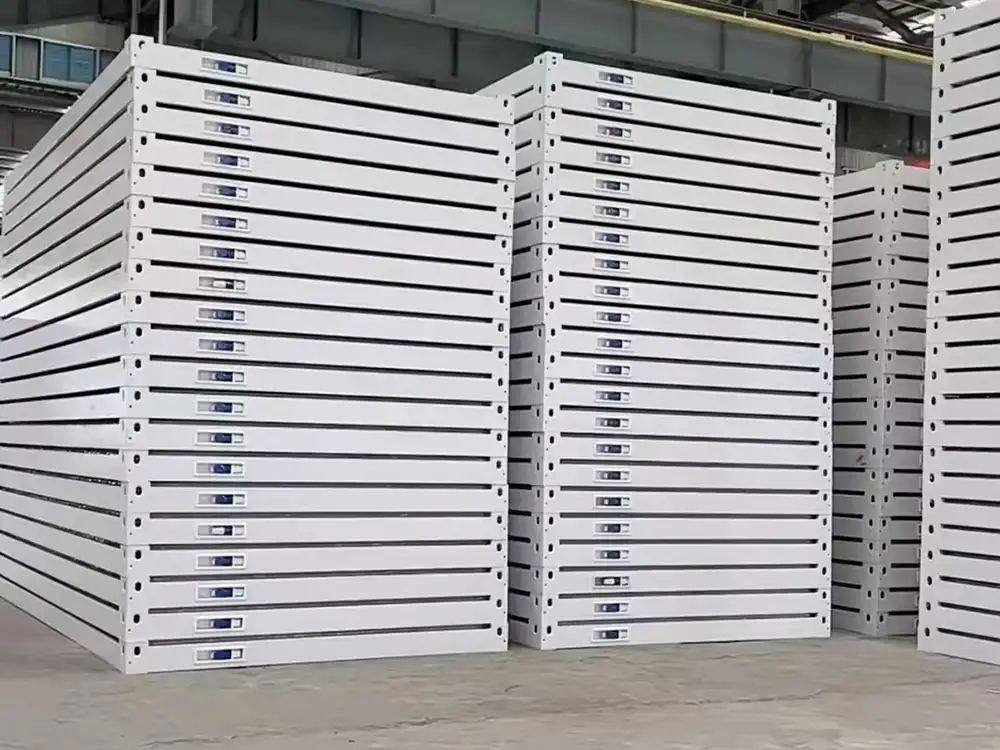 Portable Modular Container Housing Setup