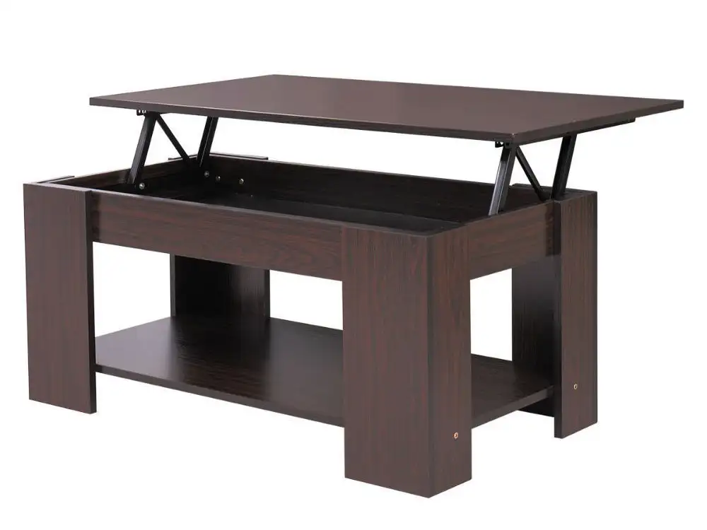 Wooden Coffee Table Storage