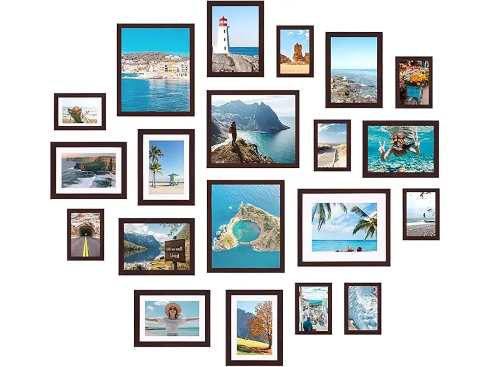 Picture Frames Collage, Black Multi Photo Frame for Wall Hanging