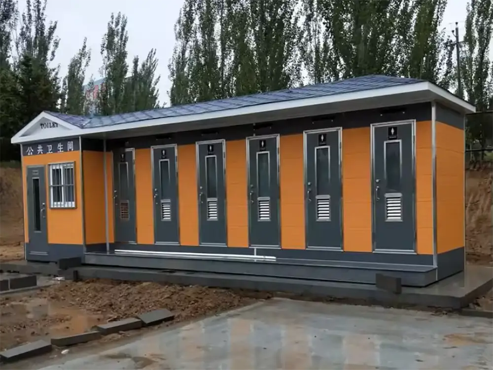 Temporary Site Toilet Cabin Exterior