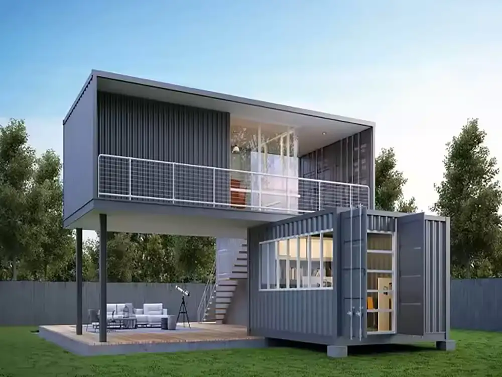 Modular Cabin Home Open Floor Plan Design