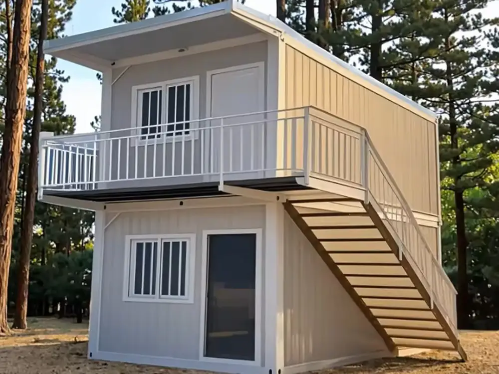 Portable Prefab Container House Setup