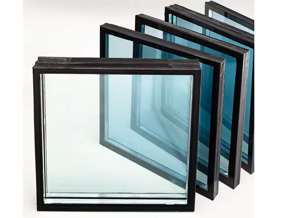 Sound Proof Double Panel Aluminum Frame Double Glazed Hollow Insulated Glass