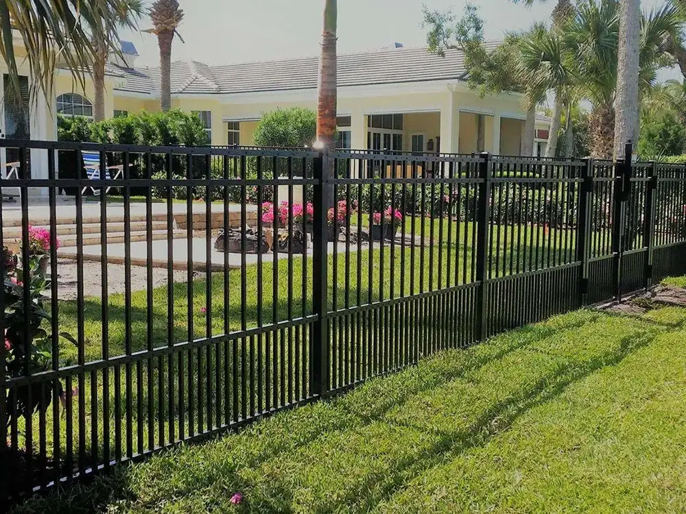 Spear Top Aluminum Fence