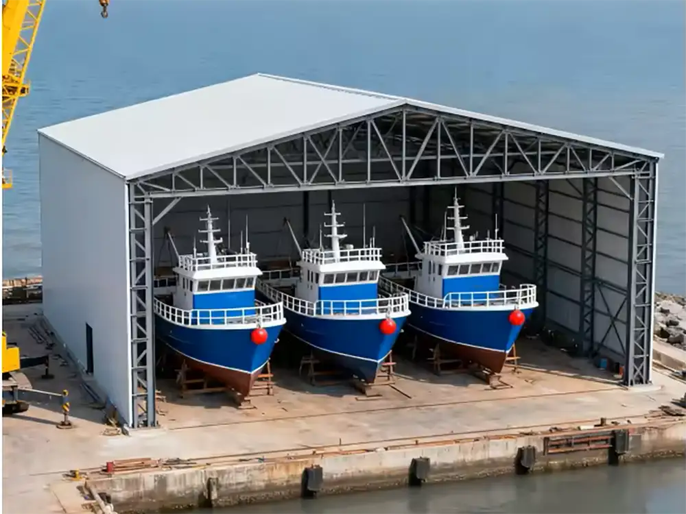 Fast Installation Prefabricated Boat Storage Building