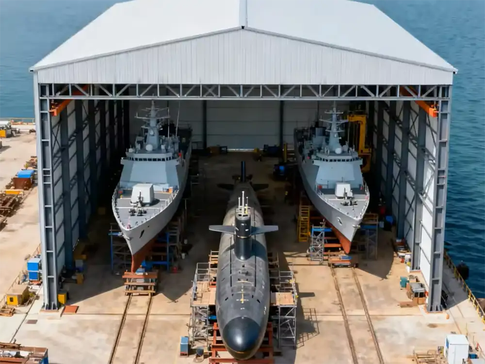 Heavy Duty Steel Boat Storage Garage System