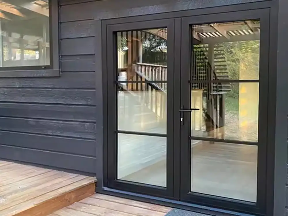 Swing Open Aluminium Glass French Door
